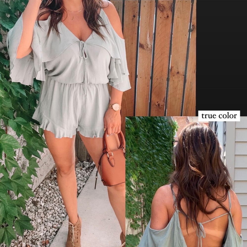 Open Back Romper